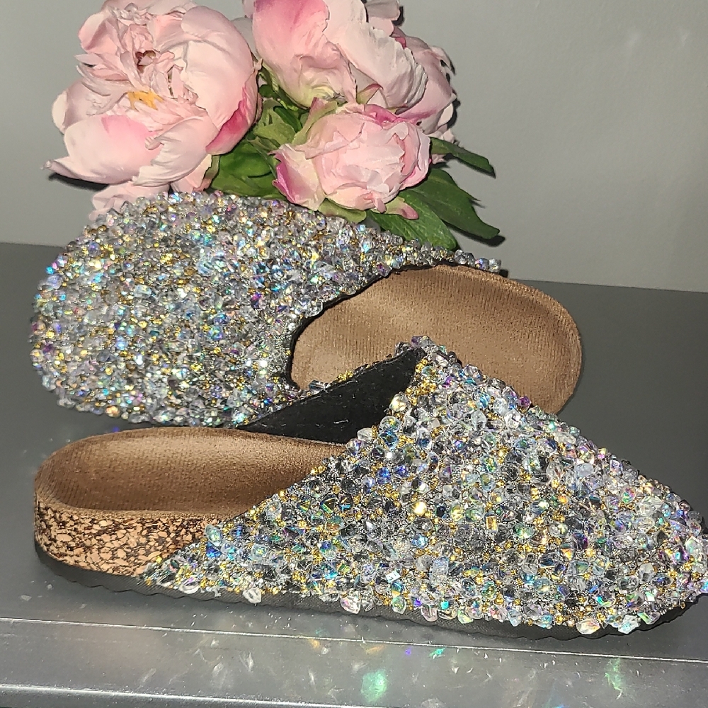 Sparkling Women's Slip-On Shoes